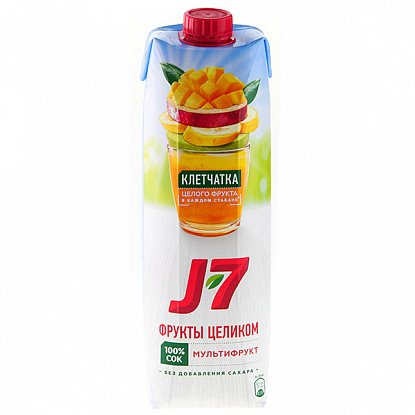 Сок J7 / "Джей Севен" фрукты целиком мультифрукт 0.97 л