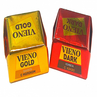 Конфеты vieno dark с какао 500гр