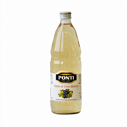 Уксус винный "Ponti" белый 1л