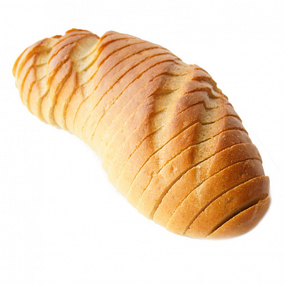 Хлеб белый батон нарезанный 400гр