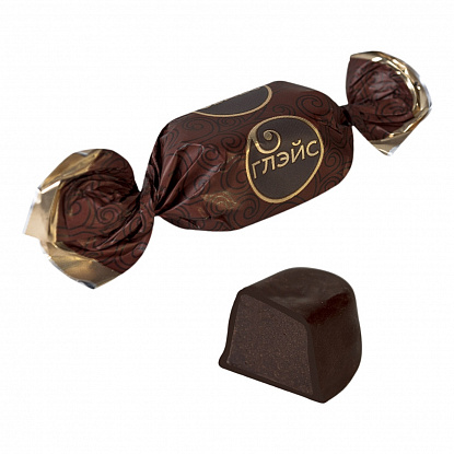 Конфета глазированная с шоколадным вкусом "Глэйс" 500гр