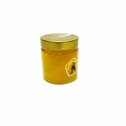 Мёд с стеклянной банке с сотами 250мл