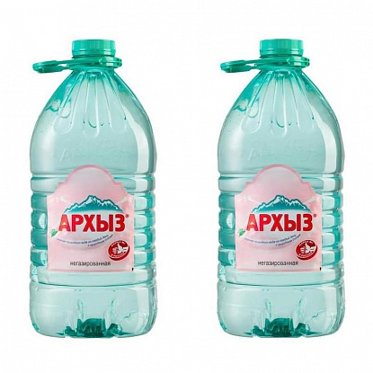 Минеральная вода "Архыз" негазированная, ПЭТ 5л 2шт